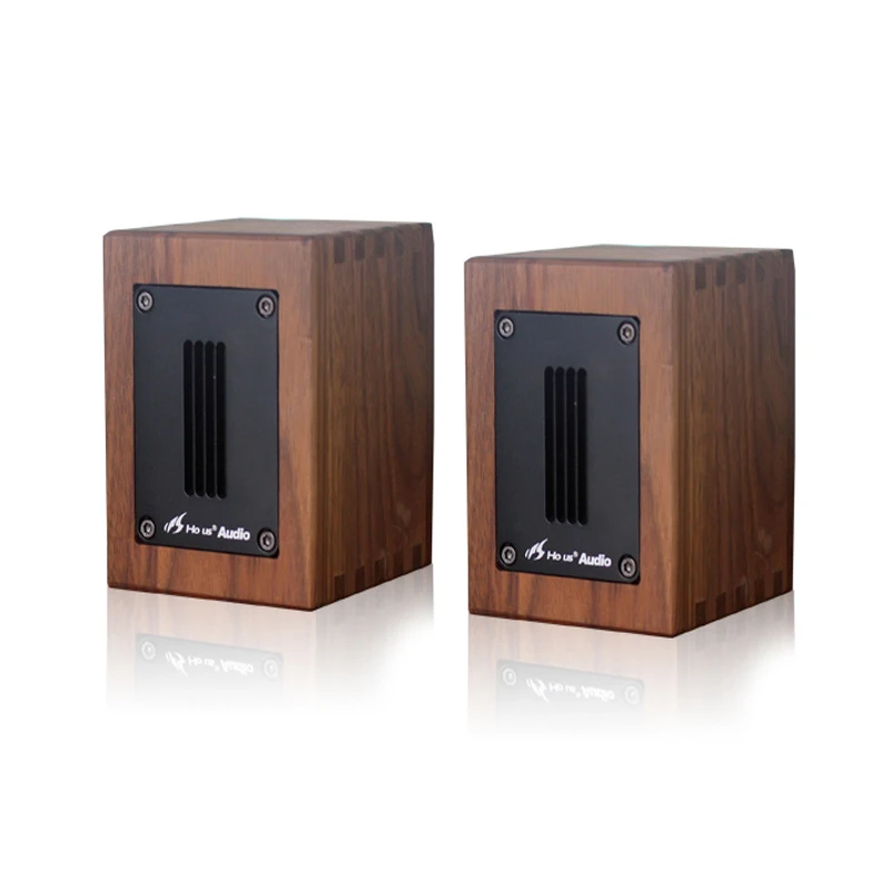 30W 6Ohm Bookshelf Speaker Walnut Fever Independent Ribbon Super Tweeter External Tweeter Speaker Sound Box