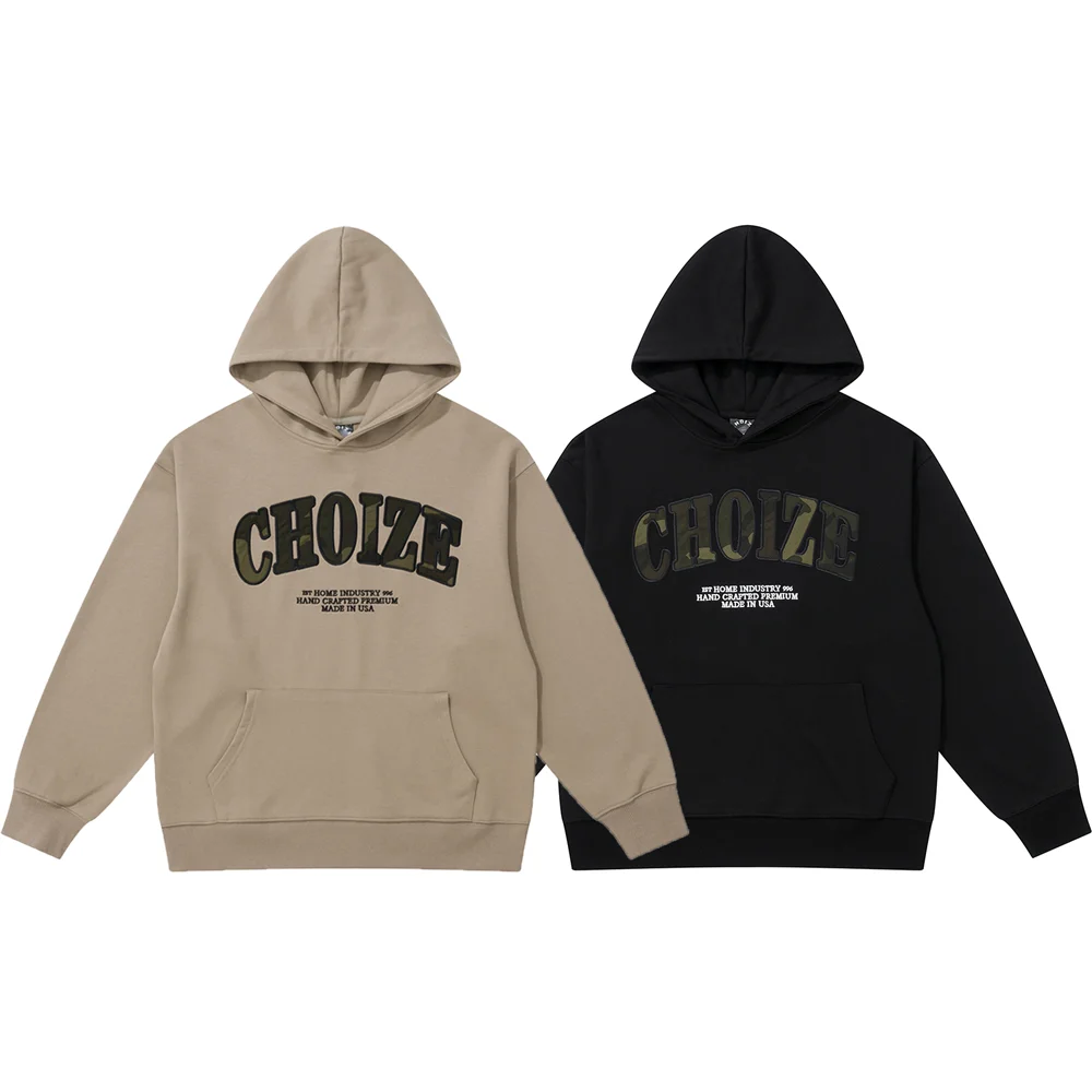 

CHOIZE 2023AW Original Design Brand Embroidery Hoodie Men Women High Quality Black Oversized Hoodies Sweatshirts Hooded