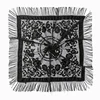 2024 NEW Fashion Women Cut Flowers Hollow Lace Gradient Flower Silk Scarf Spring Shawls and Wraps Square Femme Beach Sjaals 6