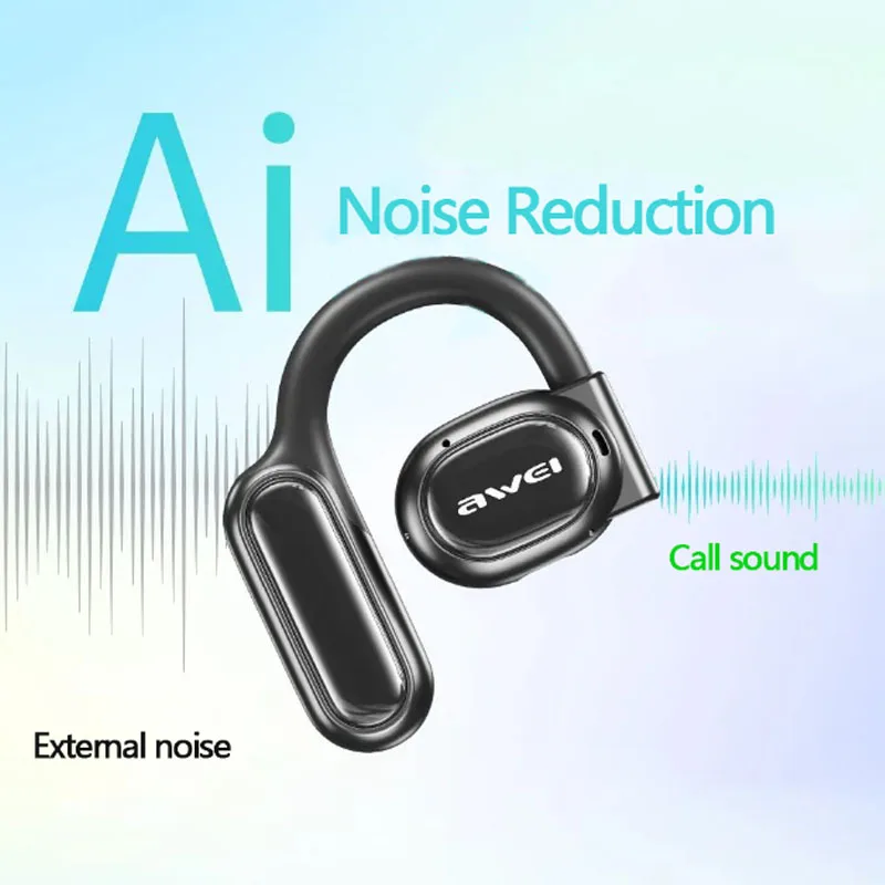 Awei TZ6 OWS Air Conduction Bluetooth Earphones V5.3 ENC Wireless