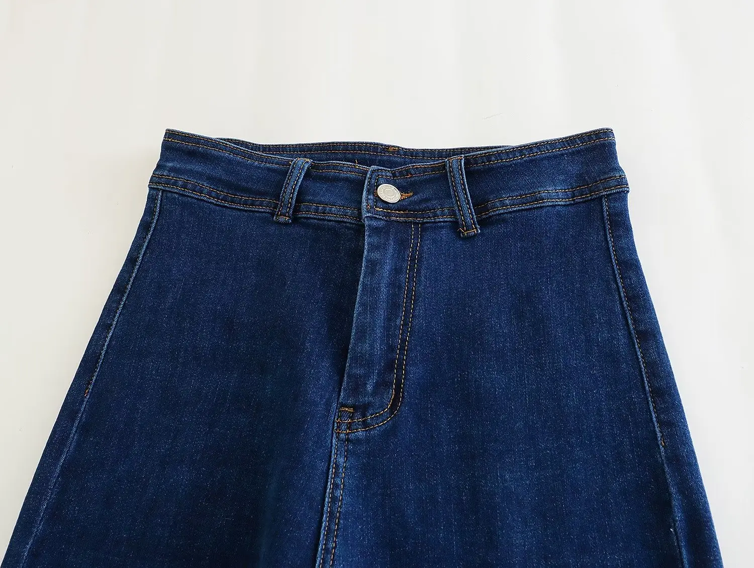 Jenny&Dave Girls High Waist Loose Wide Leg Denim Jeans Women England Ladies Denim Pants Fashion Harem Bottom