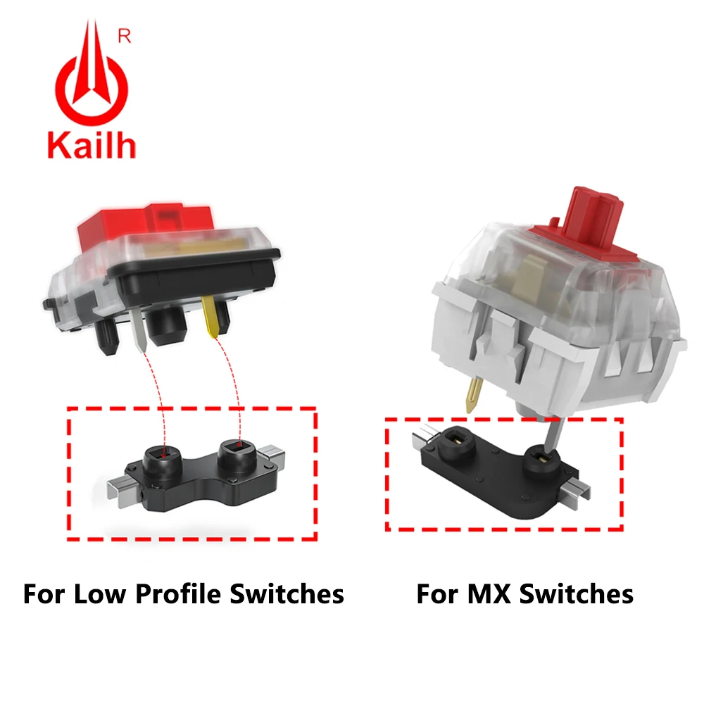 Kailh Quente-swappable Pcb Soquete Quente Plug Swap Interruptores de Teclado Mecânico para Gateron Outemu Cereja mx Interruptor Faça Você Mesmo Atacado