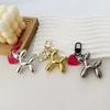 Jelly Balloon Dog Design Keychain for Women, Cute Girls Key Chain, Key Chains Accessories for Car Keys 3