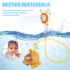 Baby Bath Shower Head Cute Submarine Toddler Bathtub Shower Head with Suction Cup Leakproof Baby Bath Toy Shower Head for Infant 3
