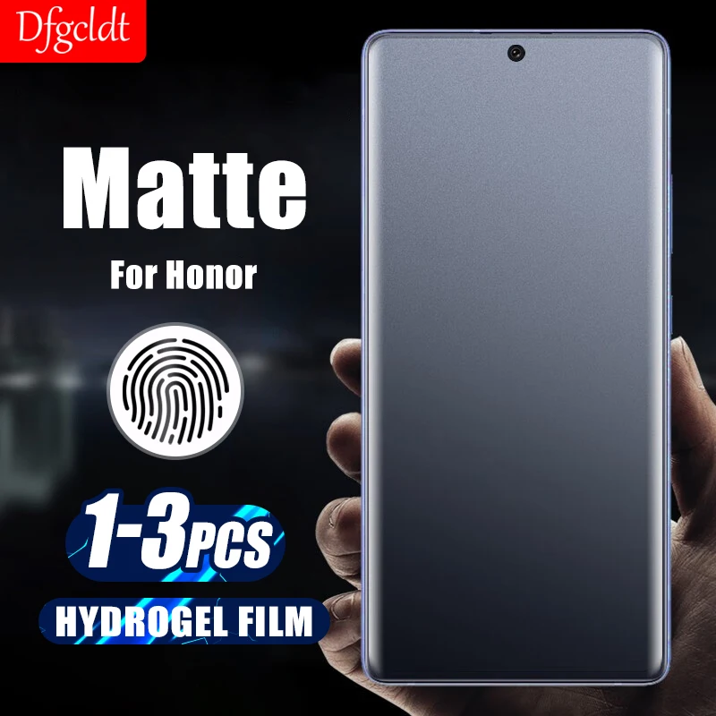 

1-3Pcs Full Cover Matte Hydrogel Film for Honor Magic 5 4 Lite X50 X40 X9a X8a X7a Screen Protector For Honor 90 80 70 Pro Plus