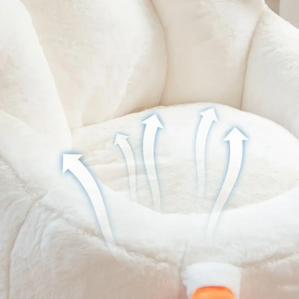 Children's Lazy Sofa Balcony White Goose Bean Bag Tatami Soft Comfortable Small Sofa Seat Balcony Floor Pop-ups