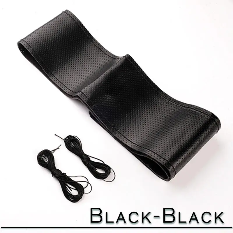 15 Non-Slip Car Steering Wheel Cover - Soft Artificial Leather with Sewing Kit