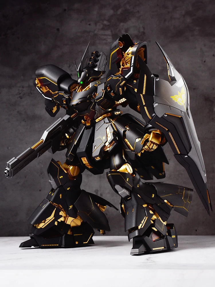 

Mg 1/100 Model Msn-04 Sazabi Ver .ka Black Special Coating Plating Mobile Suit Kids Toys Assemble Toys