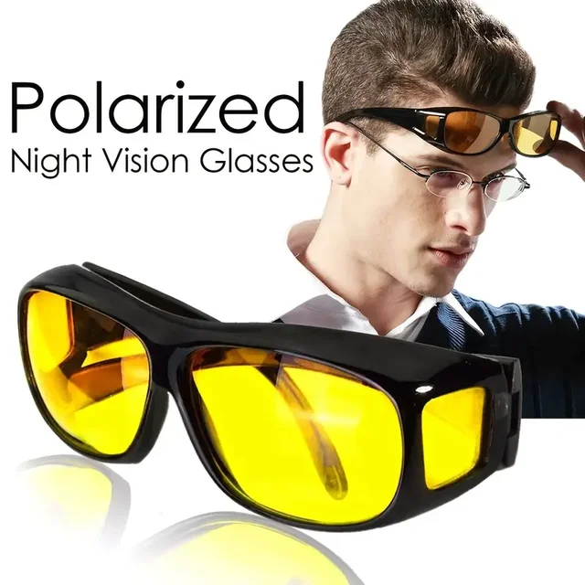 Lunettes de soleil de Vision nocturne lunettes de conduite de nuit de voiture lunettes de conducteur lunettes de soleil unisexe Protection UV lunettes de soleil lunettes cadeau vélo 1