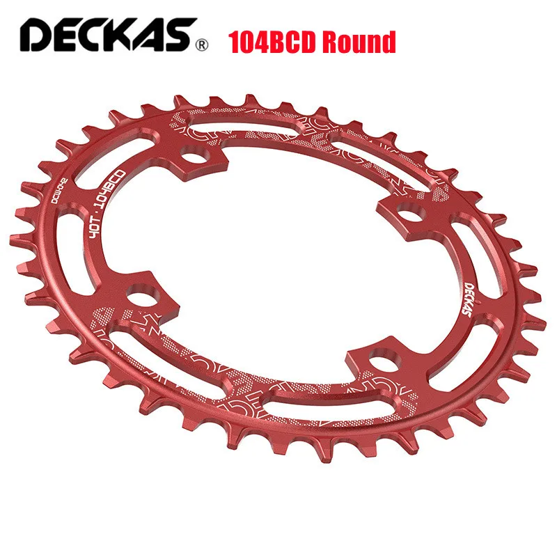 DECKAS-104BCD-ワイドチェーンリング,40t,42t,44t,46t,48t,50t