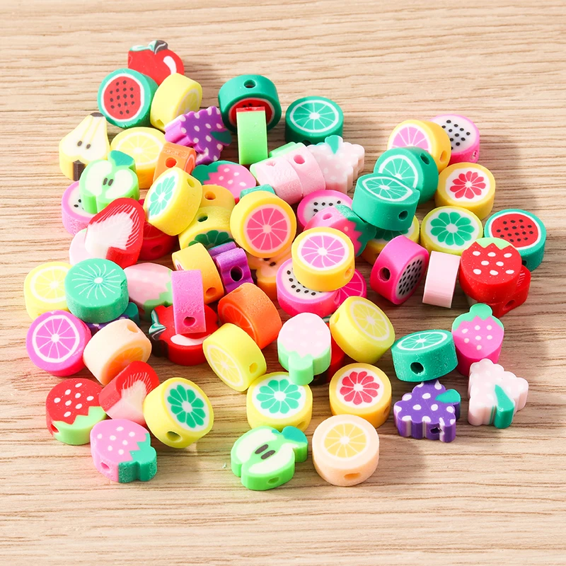 Tusember 100 Stück bunte Tiere Schmetterlingsform Ton Spacer lose Perlen für DIY Armband Halskette Schmuckherstellung Zubehör – Detail 8