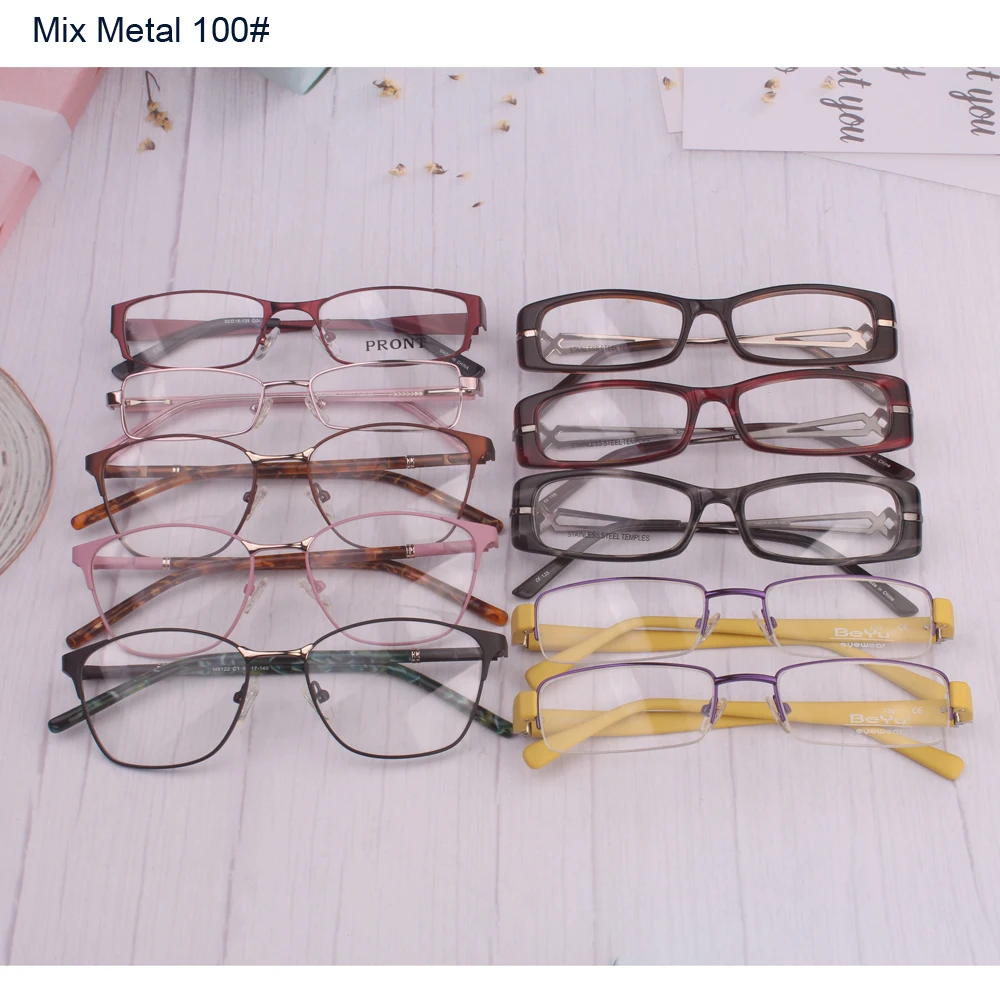 

Wholesale promotion Brand Myopia Glasses women안경테 Frame Eyeglasses Computer clear lens rimless Oculos De Grau Femininos lentes