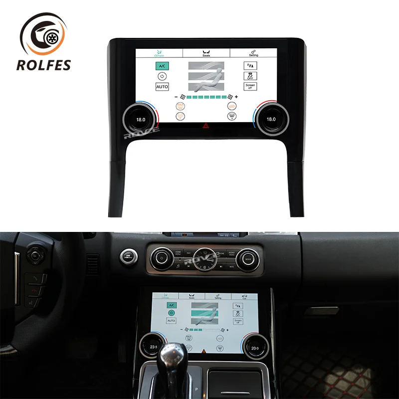

ROLFES LCD Air Conditioning Touch Screen For Land Rover Range Rover Sport L322 2010-2013 Air Condition Board Climate Control