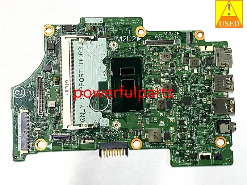 for-dell-inspiron-7359-7353-7568-motherboard-0kn06j-cn-0kn06j-14257-1-with-i3-6100-cpu-onboard-used-working-good