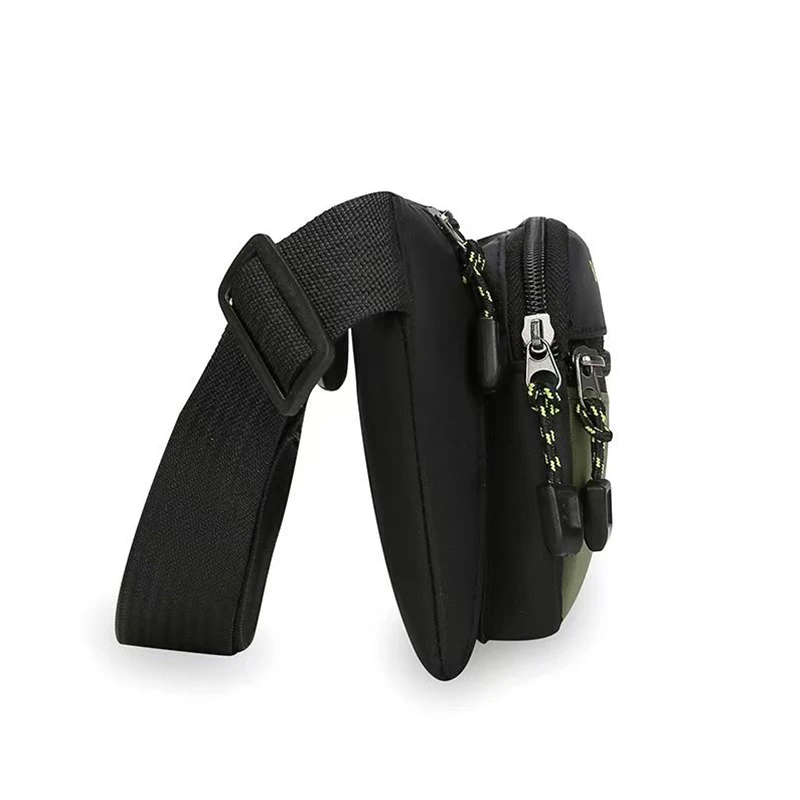 Neutral Square Pouch for Men and Women Business Travel Chest Bag