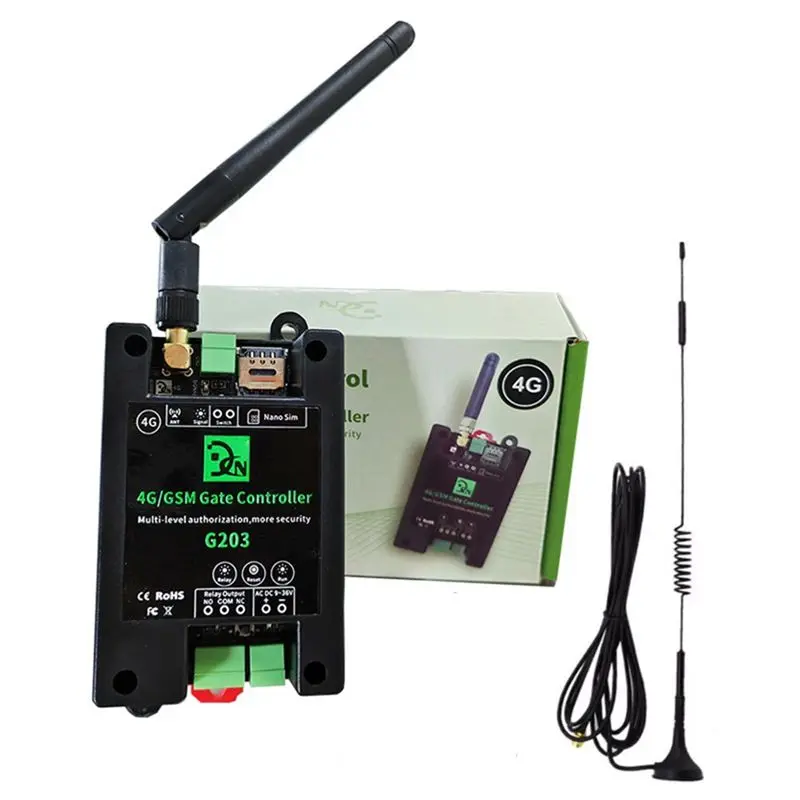 B68C GSM 4G 게이트 오프너 원격 액세스 컨트롤러 액세스 제어 차고 문용 온/오프 릴레이 스위치