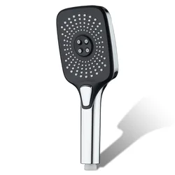 RecabLeght High Pressure Rainfall Shower Head 4 Modes Spray Nozzle Pressurization ShowerHead Bathroom Accessories Water Saving