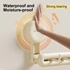UFORU Bathroom towel rack Perforation-free wall hanging suction cup advanced sense bathroom wall hanging towel rack storage rack 5