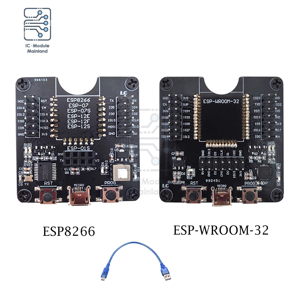 Scaricatore Bruciante Dello Strumento Del Dispositivo Della Struttura Della Prova Del Bordo Di Wifi Di Sviluppo Di Esp32-Wrover Esp8266 Per Il Esp-01S