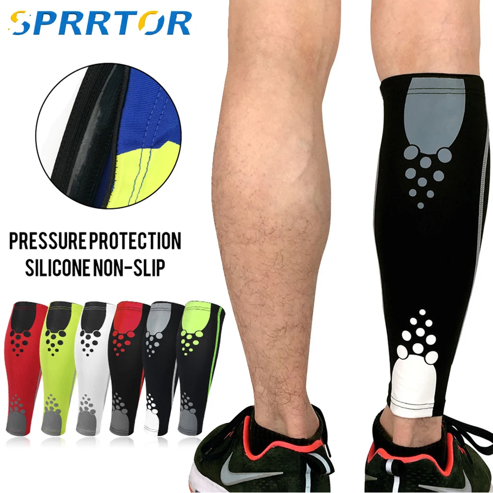 

1Pcs Sport Compression Calf Sleeves Leg Compression Sock Runners Shin Splint Varicose Vein Calf Pain Relief Calf Guards Running