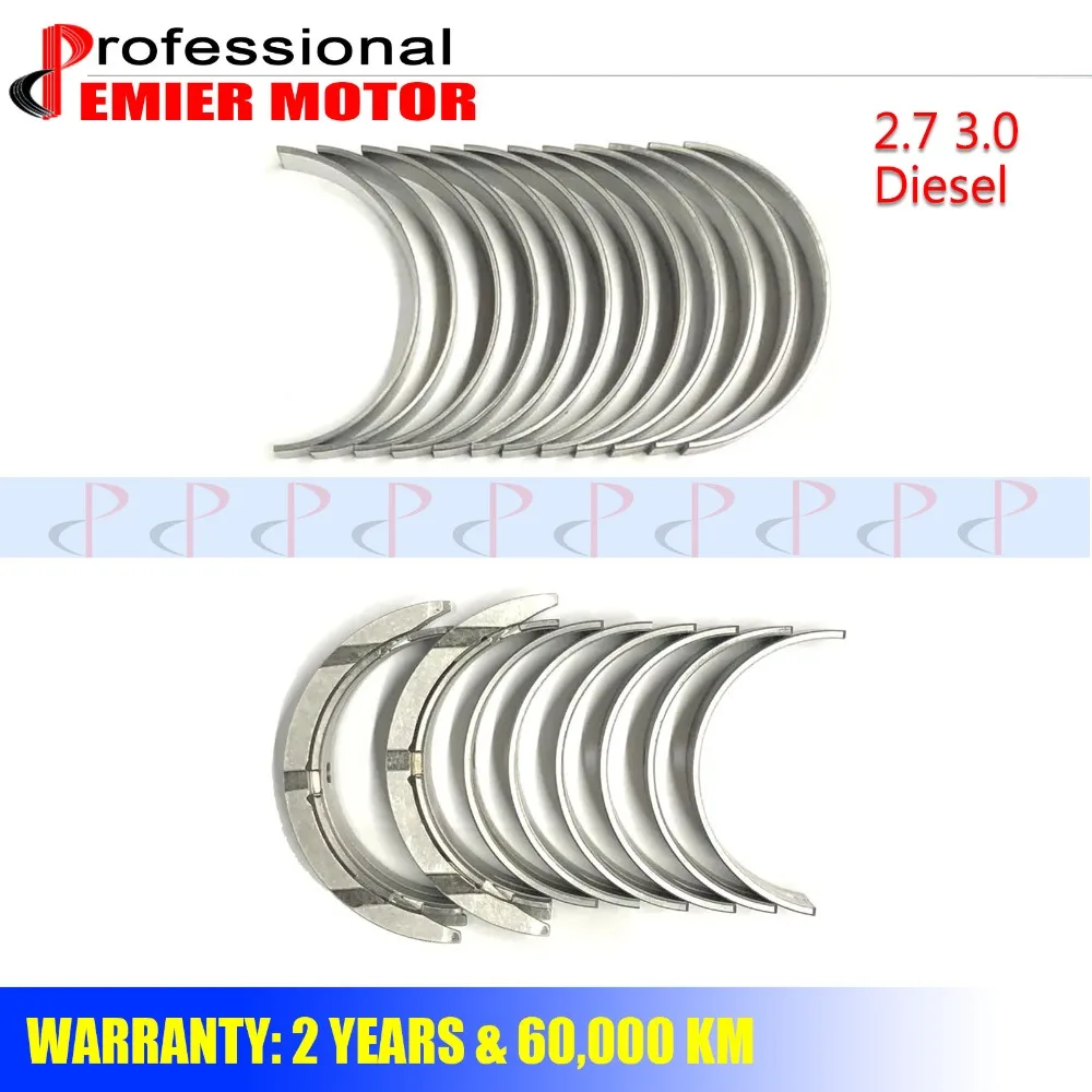 Crankshaft Main Con Rod Bearing Set 2.7 3.0 D V6 Diesel For LAND ROVER 1 2 3 4 5 MK JAGUAR PEUGEOT 306DT 276DT AJD AJTDV6 TDV6