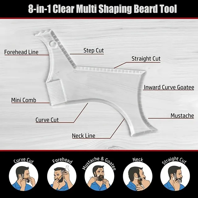 Moustache Moulding Comb for Neck Line - Image 5