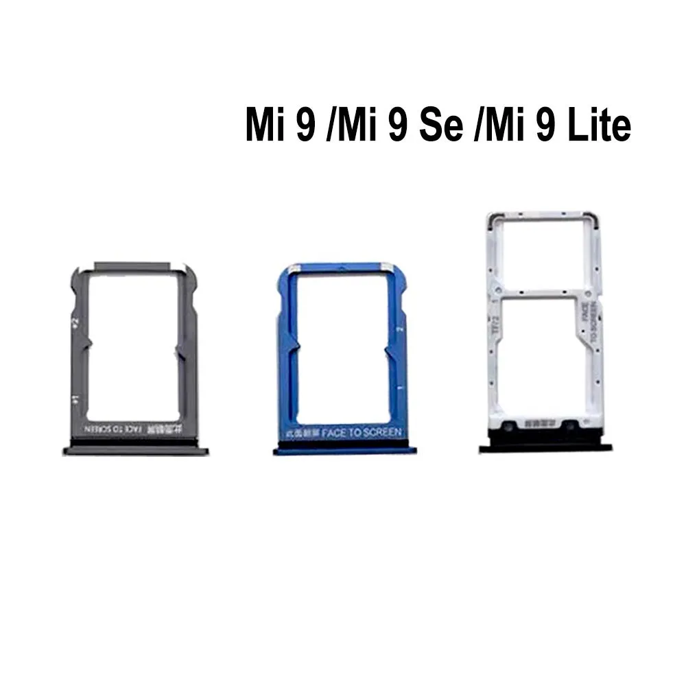 

10PCS Lots For Xiaomi Mi 9 Lite SIM Card Holder Tray Card Tray Holder Slot Adapter Mi 9 SE Mi9 Se SIM Crad Tray MI 9 Cato Parts