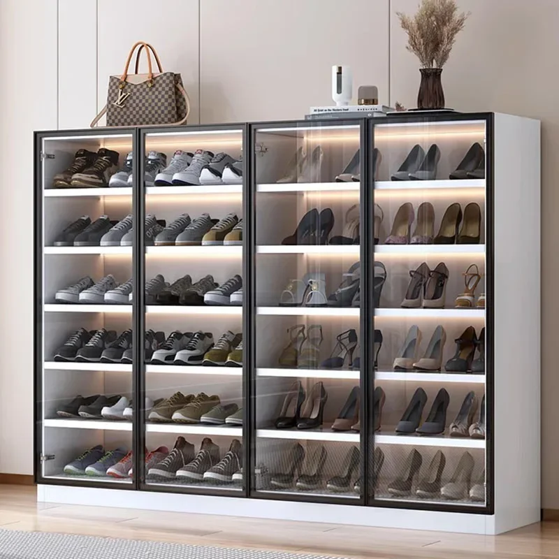 

Display Organizer Shoe Cabinet Modern Standing Corner Space Saving Shoe Cabinet Balcony Meuble Chausssure Luxury Furniture