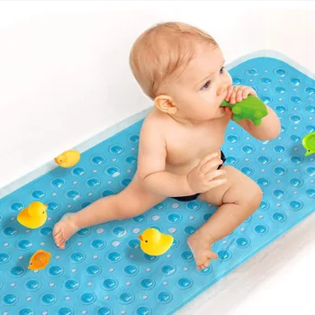 Aggiorna il tappetino da bagno per bambini, tappetino da bagno Extra lungo antiscivolo per bambini 40X16 pollici, tappetino da doccia per vasca da bagno lavabile in lavatrice ecologico