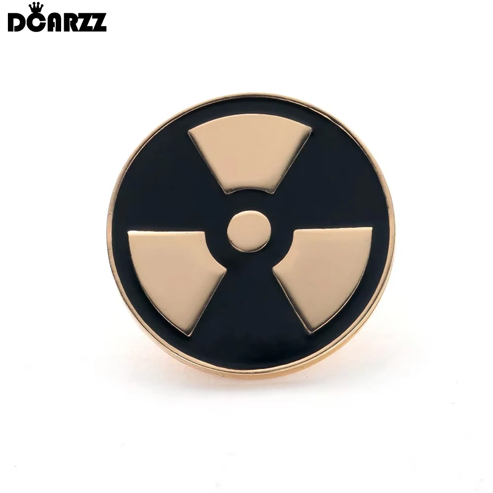 Beste neue Brosche für nukleare Strahlung, medizinischer Schmuck, Geschenk für Frauen, Emaille-Anstecknadel, Metall, Ärzte, Krankenschwester-Zubehör