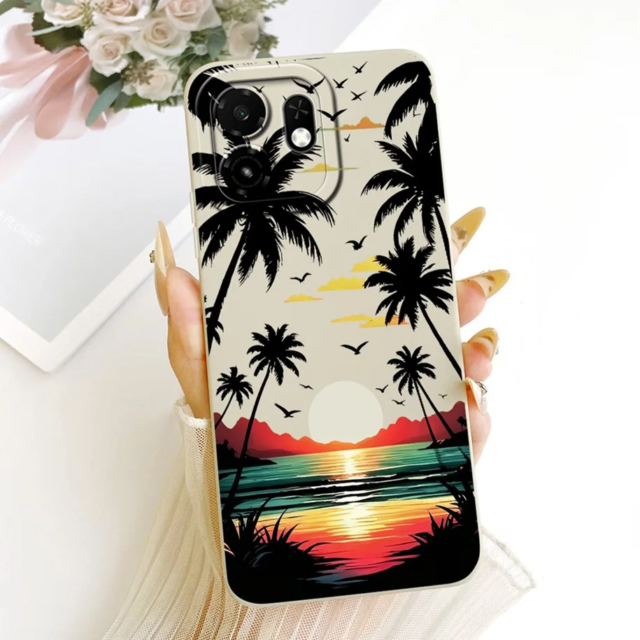Luxury Painted Soft Silicone Phone Case with Camera Protection - Pretty Girls Design
