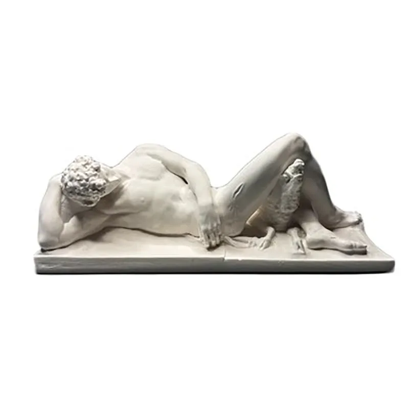 Nordic Minimalist Retro Art Plaster Figurines, Character Sculptures, Wine Cabinet, Porch Decorations, Art Teaching Aids, Gifts