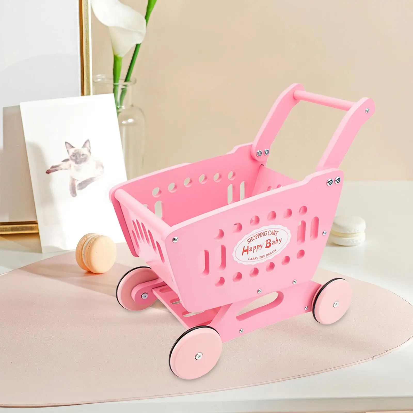 Kids Shopping Cart Trolley Interactive Pretend Grocery Cart Role Playing Game for Toddler Preschool Ages 3 and up Party Favors