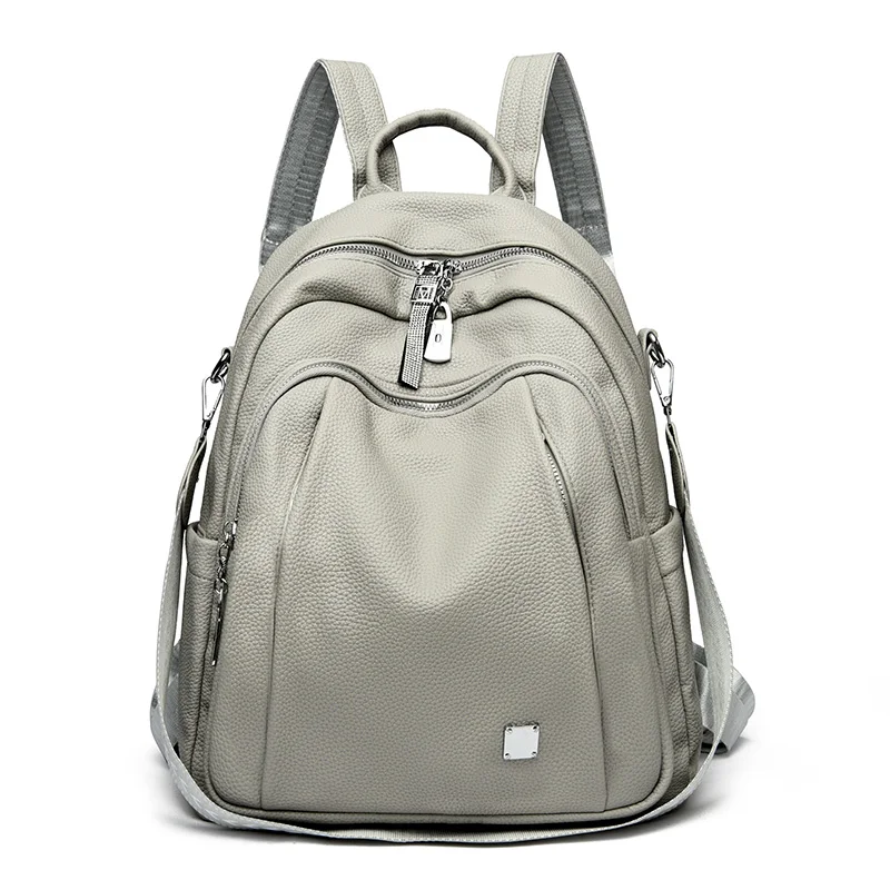 Borsa A Tracolla Donna Vintage DEEVORCA, Pelle PU, Multifunzionale (Zaino/Shopper) - Grande E Antifurto!