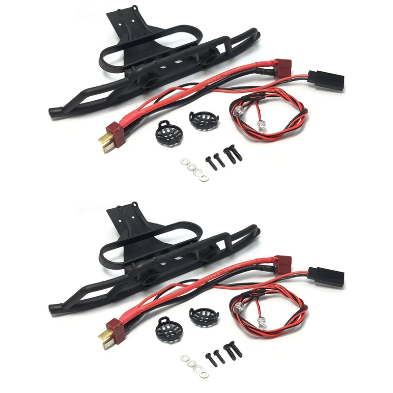 

2X передний бампер с Φ для Wltoys 144001 144010 124016 124017 124018 124019 детали для украшения радиоуправляемых автомобилей