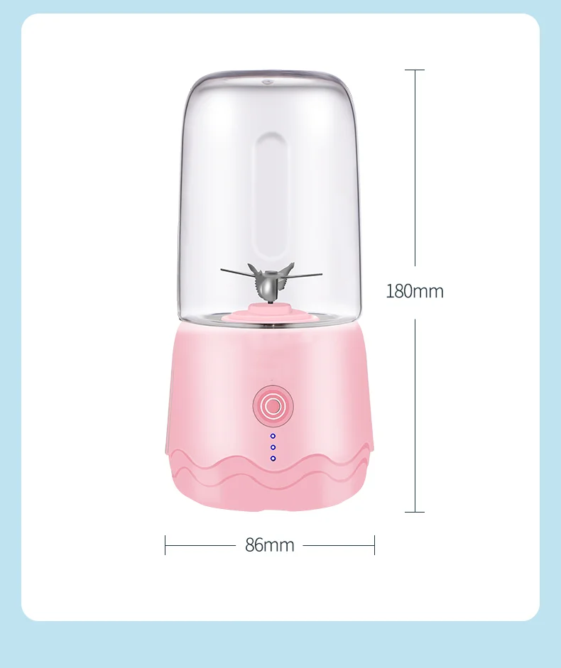 New Portable Smoothie Portable Blender Usb Tumbler Vintage Mini Blender Cup  Portable Blender - AliExpress