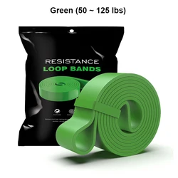 Versatile Resistance Band Set for Enhanced Home Workouts and Physical Therapy (125 - LBS - Green)