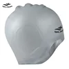 Swimming Cap Waterproof Non-repulsive Adult Men's and Women's Universal Large Hair Ear Protection Silicone Cap Wholesale 4