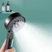 5 Modes Shower Head Adjustable High Pressure Water Saving Shower Head Water Massage Shower Head Hook Hose Bathroom Accessories 1