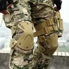 2 Pairs/set Tactical Knee Pad Elbow CS  Protector Army Airsoft Outdoor Sport Hunting Kneepad Safety Gear Hot