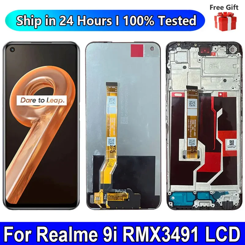 ЖК-дисплей 6,6 "для OPPO Realme 9i RMX3491