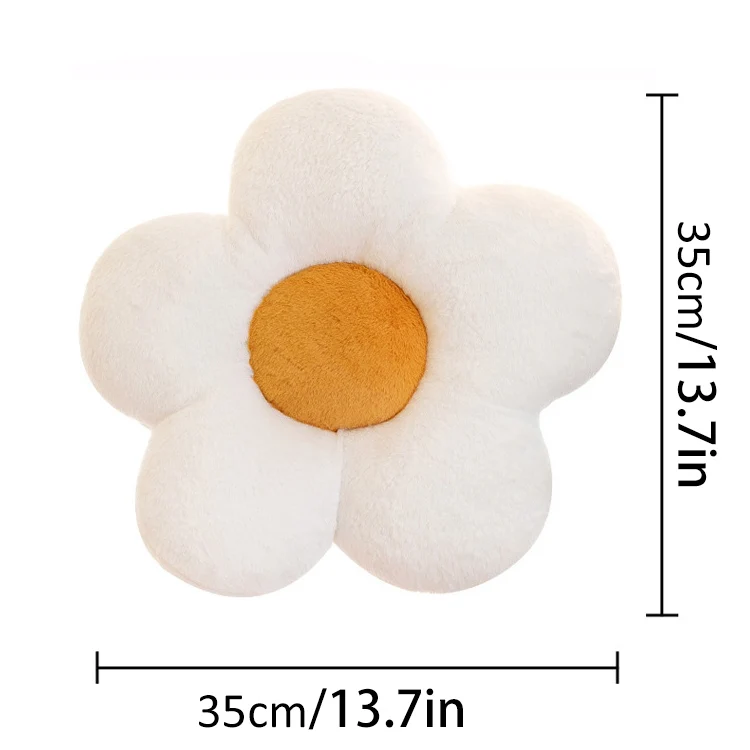 Daisy Flower Cushion Sunflower Shape Pillow Sofa Bay Window Cushions Plush Toy Bedroom Seat Pillow Office Room Decor Plush Gift 2