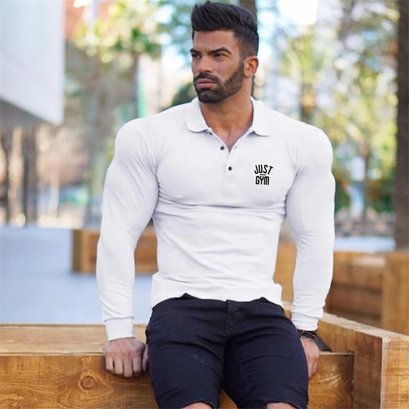 Breathable Athletic Muscle Polo Shirt 4