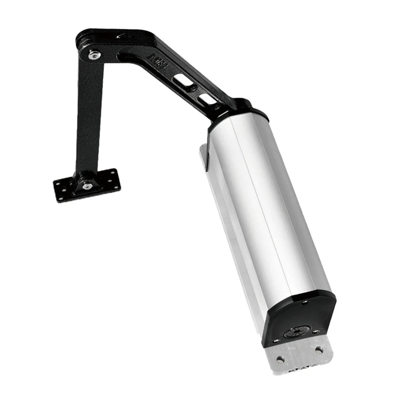 Side mounted door opener electric outdoor rainproof automatic door opener curved arm type intelligent face universal
