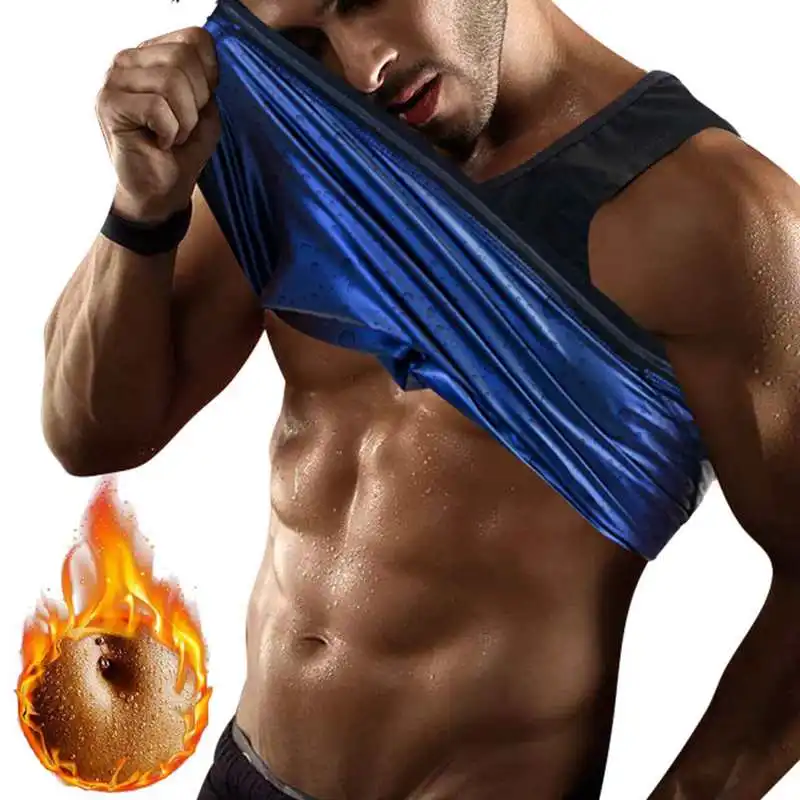 Men Neoprene Sweat Sauna Vest Waist Trainer Slimming Body Shapers Vest Shapewear Corset Gym Underwear Women Fat Burn Tank Top body shaper waist trainer slimming vest compression sports vest compression sports top
