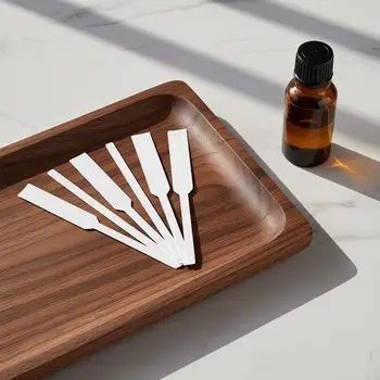 Carta Assorbente Premium per Test Profumi, 100 Fogli, Strisce Monouso per Testare Fragranze, per Principianti nella Creazione di Profumi Fai-da-Te