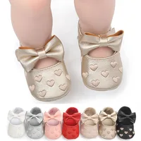 0-18Month Newborn Baby Shoes Classic Love Leather Boy Girl Shoes Multicolor Toddler First Walkers Infant Shoes Baby Boy Shoes 1
