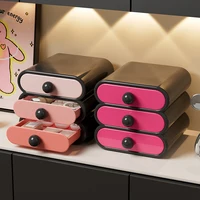 UFORU Cosmetics storage box Home dressing table Advanced sense bedroom large capacity removable drawer desktop storage cabinet 2