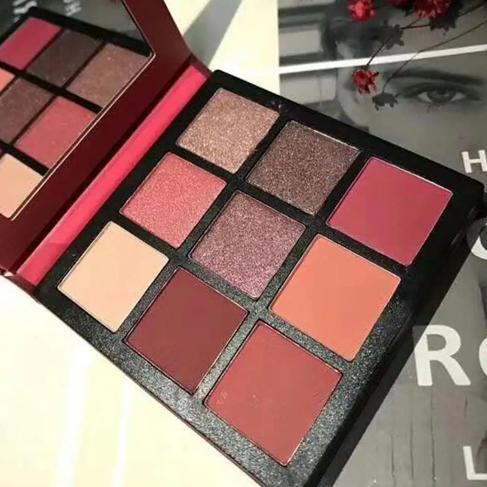 Nine-Color Diamond Eyeshadow Palette Matte And Pearl Earth Tones Gold Gleam Eye Shadow Matte Makeup Palette Makeup Cosmetic