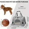 [Portable Cat Carrier] Large Portable Cat Carrier with Plush Mat | Breathable Travel Bag, Ventilated Mesh, Secure Straps for Car 2